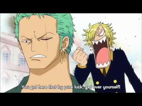 One Piece - Funny Moment - Sanji's Rank - YouTube