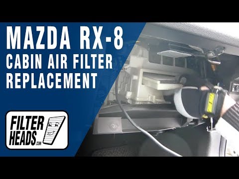 MAZDA RX-8 - Cabin Air Filter Replacement