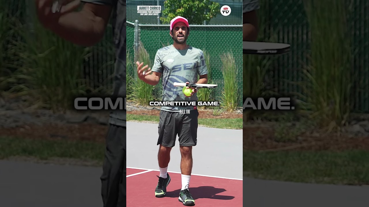 Pickleball coach Jarrett Chirico will take you through building a point with a drive drill ✇