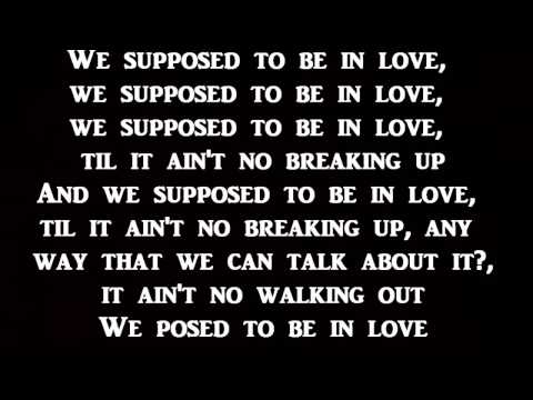 Kevin Gates - Posed To Be In Love Lyrics