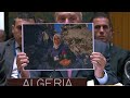 Algeria UN envoy reads letter AP freelance journalist Mariam Dagga wrote to her son  - 02:16 min - News - Video