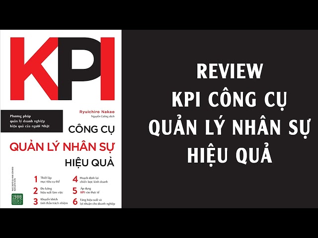  Review sách KPI Công Cụ Quản Lý Nhân Sự Hiệu Quả 