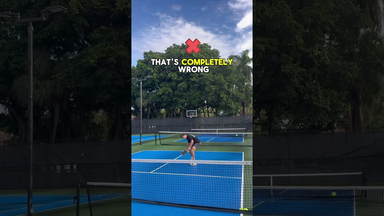 Stop Rushing to the Kitchen Line! #pickleball #pickleballtips