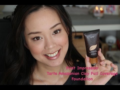Tarte Amazonian Clay Full Coverage Foundation First Impression, makeup, Makeup review, Tarte, cosmetics, beauty, foundation, spring, full coverage, 