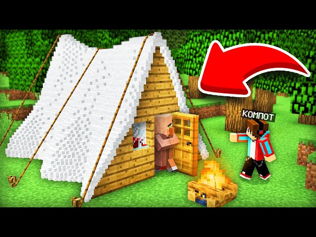 ЖИТЕЛЬ ПЕРЕЕХАЛ ЖИТЬ В ЛЕС В МАЙНКРАФТ | Компот Minecraft