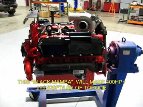 7.3L ford powerstroke black mamba diesel crate engine #5