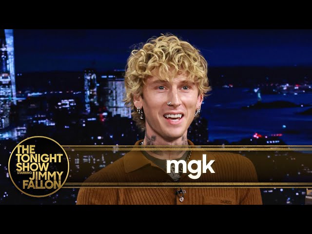mgk Shows Off His Jim Carrey Impression, Gives Jimmy Fangs and Talks lost americana (Extended)