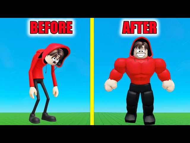Yuta, Mio Dan Baby Celine Latihan Angkat Beban Sampai Berotot || ROBLOX
