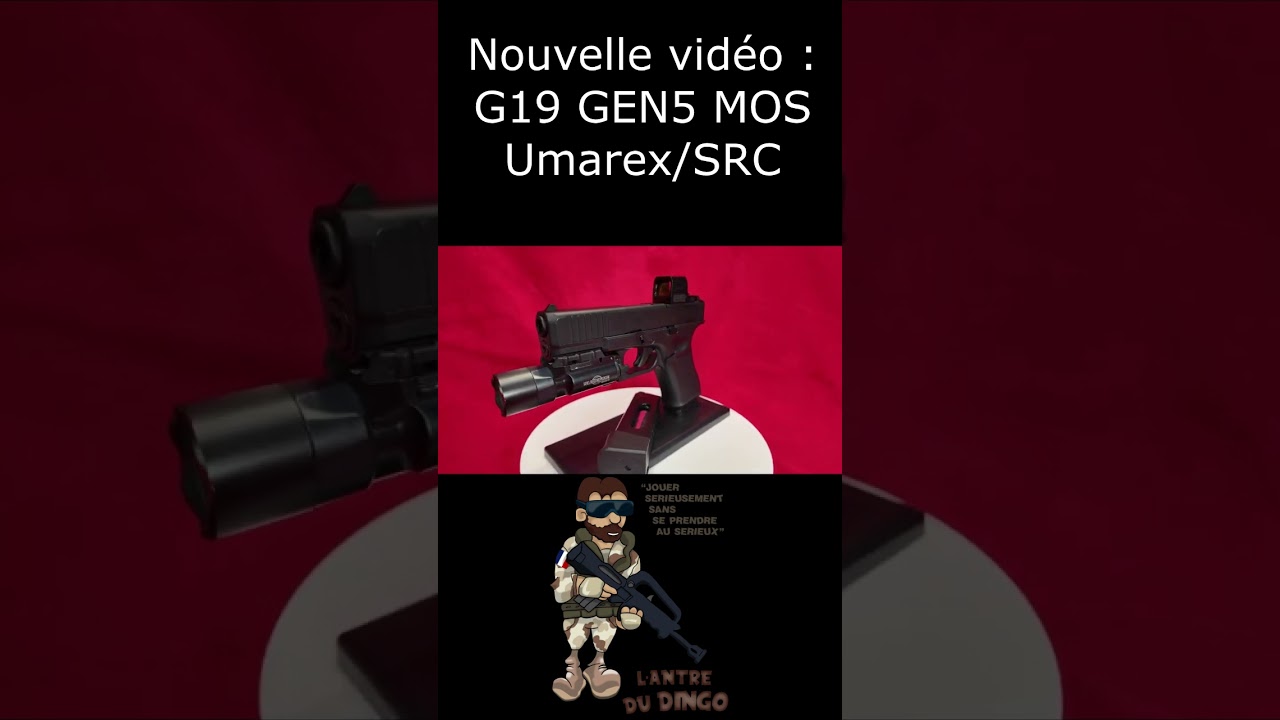 Glock19 GEN5 MOS Umarex/SRC #airsoft #review #unboxing