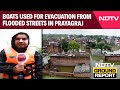 UP Floods | Boats Used For Evacuation From Flooded Streets: Ground Report From UPs Prayagraj