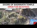 Char Dham Yatra 2024: Doors Of Badrinath Temple Open For Devotees And Other News | NDTV 24x7 Live