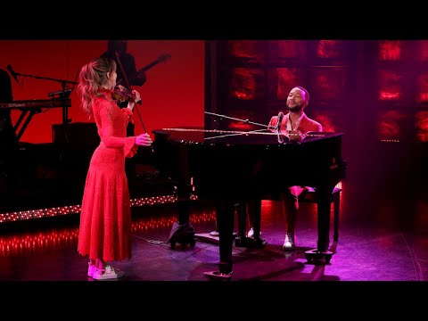 John Legend Performs ‘Conversations in the Dark’ ft. Lindsey Stirling