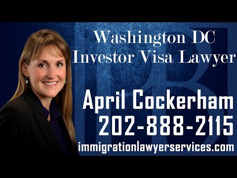 DC investor visa lawyer April Cockerham discusses important information you should know if you are looking to apply for an investors visa in the United States. For many, the visa application process can be complex and confusing, and with the complicated application process of an investor visa, it is important to have qualified legal counsel by your side. A DC investor visa lawyer can review the facts and circumstances of your perspective matter, and work with you in presenting the strongest possible application and case.