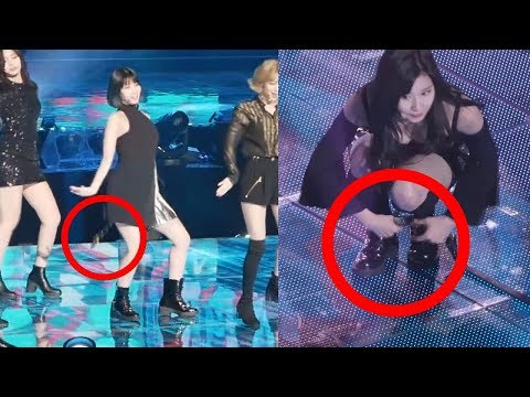 TWICE Sana Clean Up after Clumsy Momo Drop Her Earring and Belt