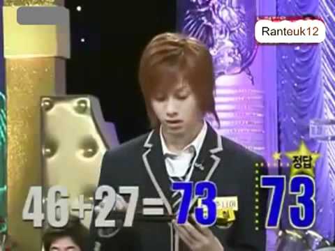 funny leeteuk and heechul math skill.mp4