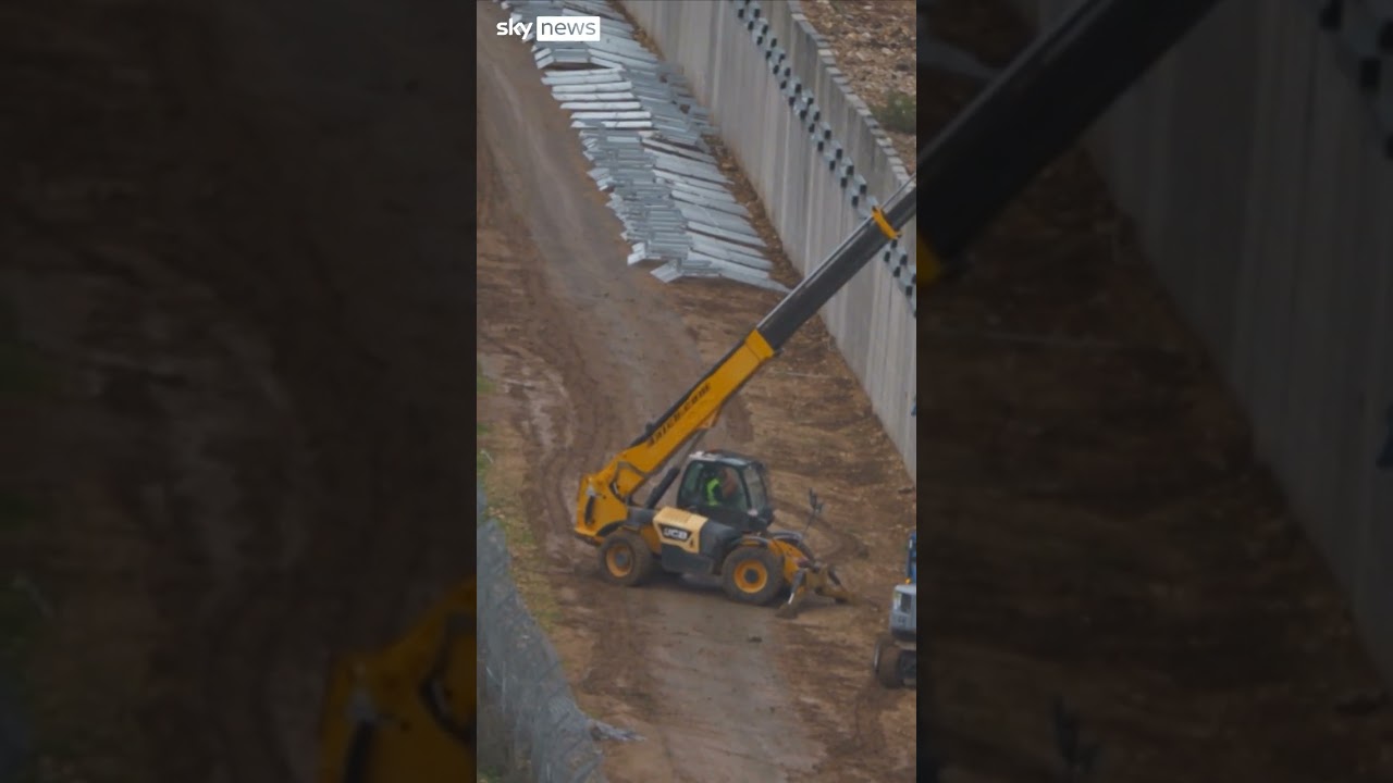 Is Israel building a wall on Lebanese land?