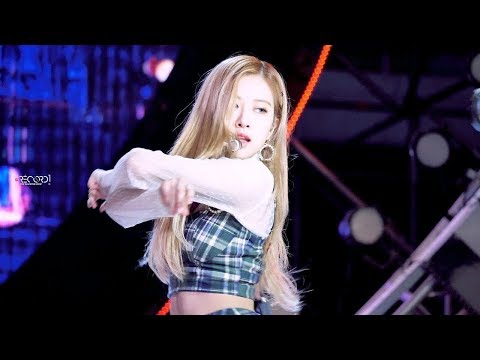 181014 블랙핑크 로제(BLACKPINK ROSÉ) BBQ 슈퍼콘서트 직캠 - 뚜두뚜두(DDU-DU DDU-DU)