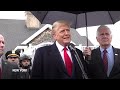 Trump attends wake of slain New York officer, calls for law and order  - 00:49 min - News - Video