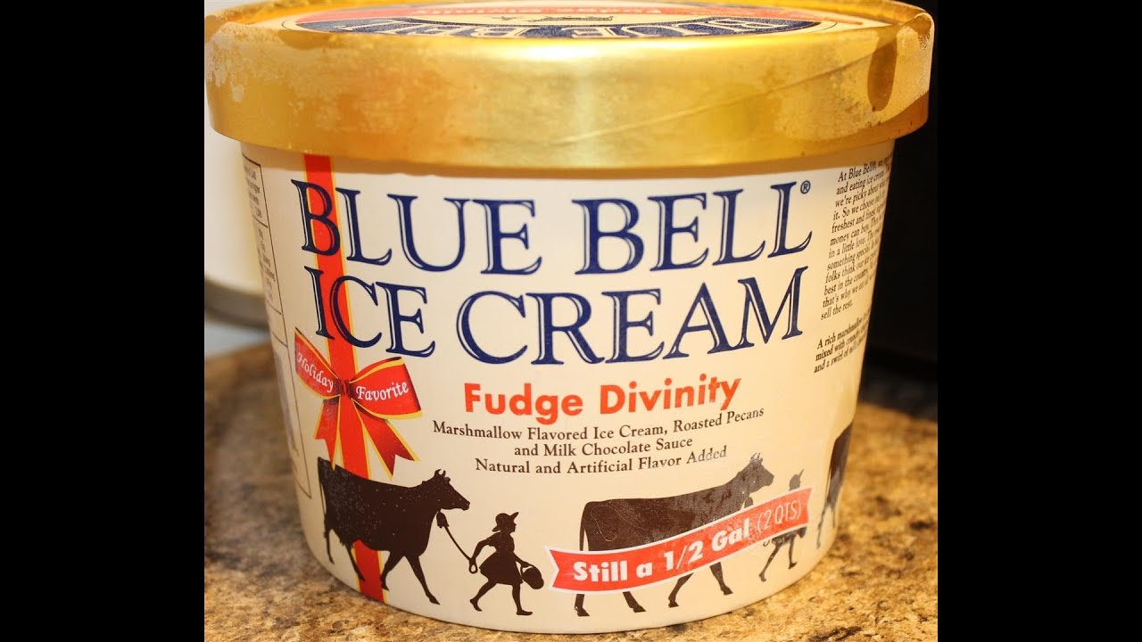 Blue Bell Fudge Divinity Ice Cream Review - YouTube