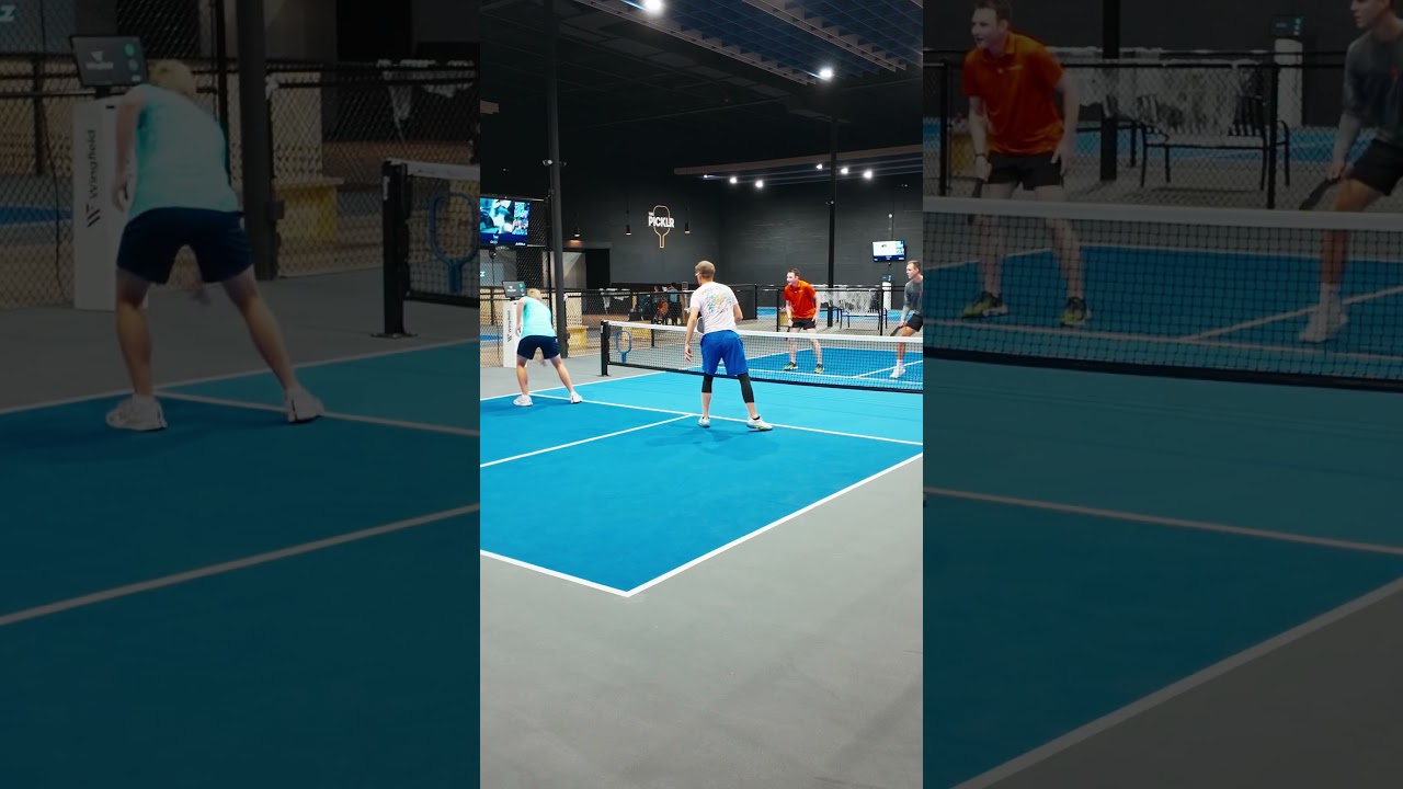 🤔Block or Leave? #pickleball #sporthighlights #pickleballhighlights #sports