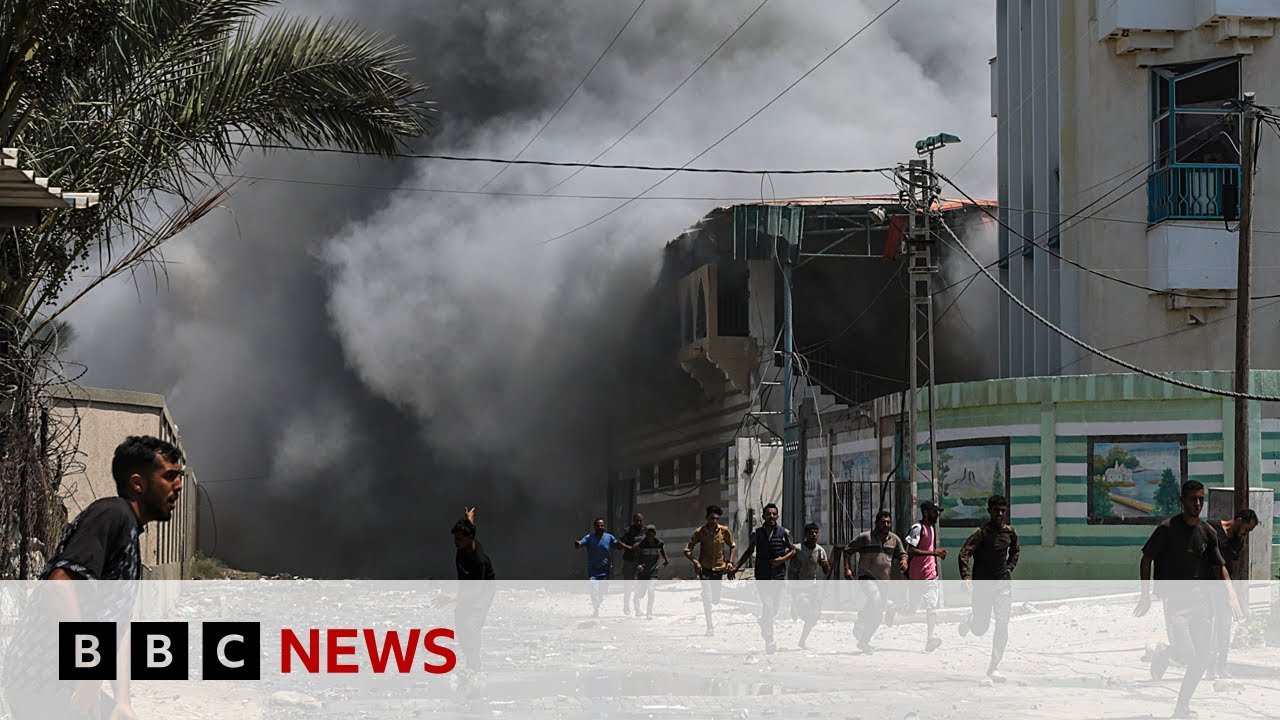 Israeli strike on Gaza school kills at least 30, says Hamas-run ministry of health | BBC News