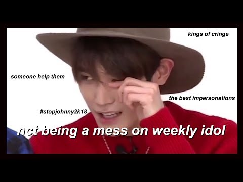 nct being a mess on weekly idol