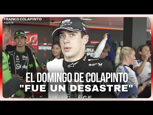 CARRERA PARA EL OLVIDO: LOS PROBLEMAS SE AGRAVARON EN ALPINE Y FRANCO SE FUE CON BRONCA DE HUNGRÍA