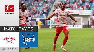 Leipzig put on a show | RB Leipzig — Hertha Berlin 6-0 | All Goals | Matchday 6 – Bundesliga 2021/22