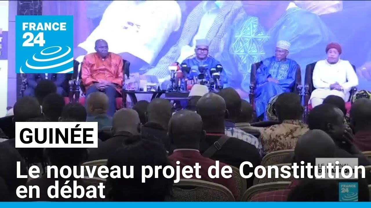 Guinée : le nouveau projet de Constitution en débat • FRANCE 24