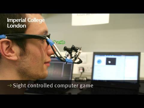It is something that could ultimately help people who have very little movement. This might ultimately allow them to use eye movements to steer a motorized wheelchair.