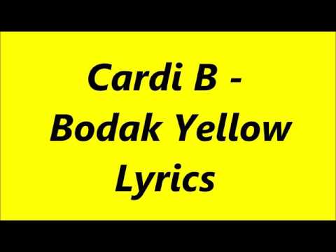 Bodak yellow lyrics song