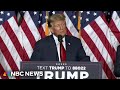 Trump speaks after being projected to win Iowa caucus