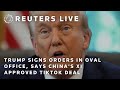 LIVE: Trump signs orders in Oval Office