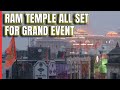 Ram Temple Illuminated Ahead Of Its Grand Inauguration In Ayodhya