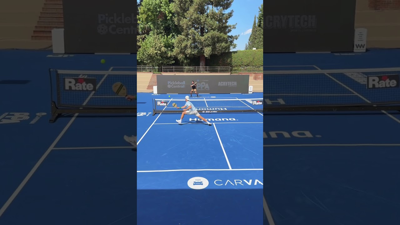 WOW!! Perfect ATP from Federico Staksrud in this singles pickleball match 👏