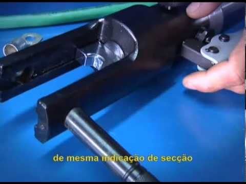 Alicate Hidráulico Prensa Terminais 10 a 300mm² Bovenau - Vídeo explicativo