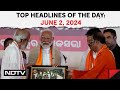Exit Polls Predict BJP Win | Top Headlines Of The Day: June 2, 2024