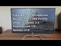 LCD monitor HP N240 - unboxing , test