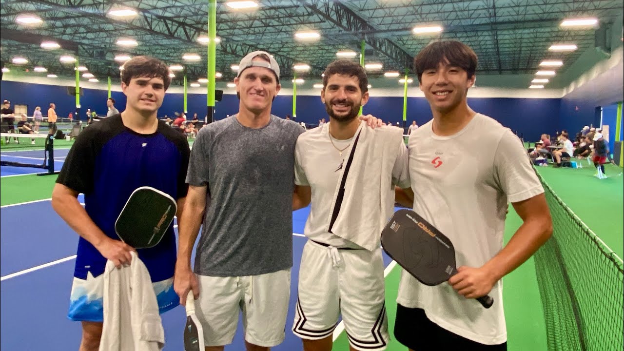 Round of 16, Summer Pickleball Moneyball, Justin/Warren vs Elvin/Blake