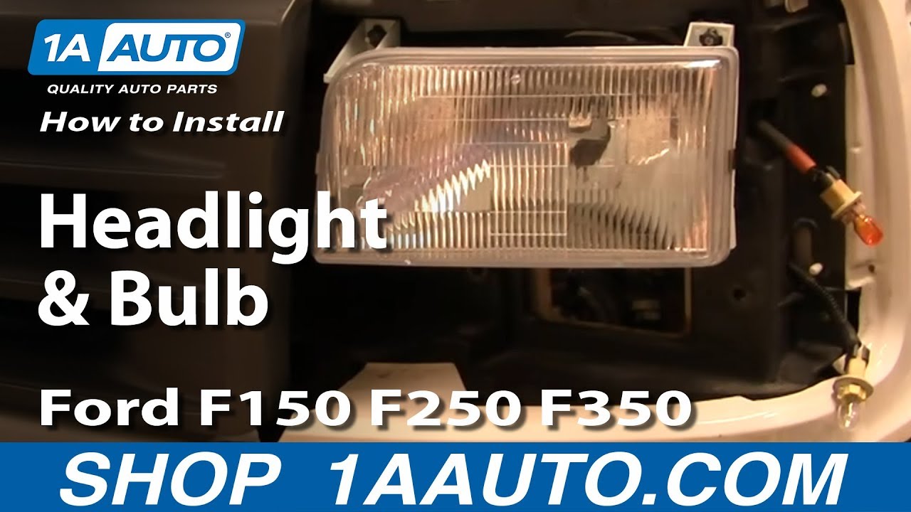 1995 Ford bronco headlight assembly removal #2