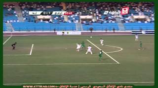هدف الاتفاق الثالث على أبها - إياب الدوري السعودي للدرجة الأولى