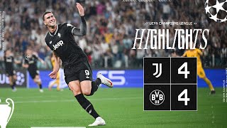 HIGHLIGHTS UEFA Champions League | Juventus 4-4 Borussia Dortmund | What a COMEBACK!