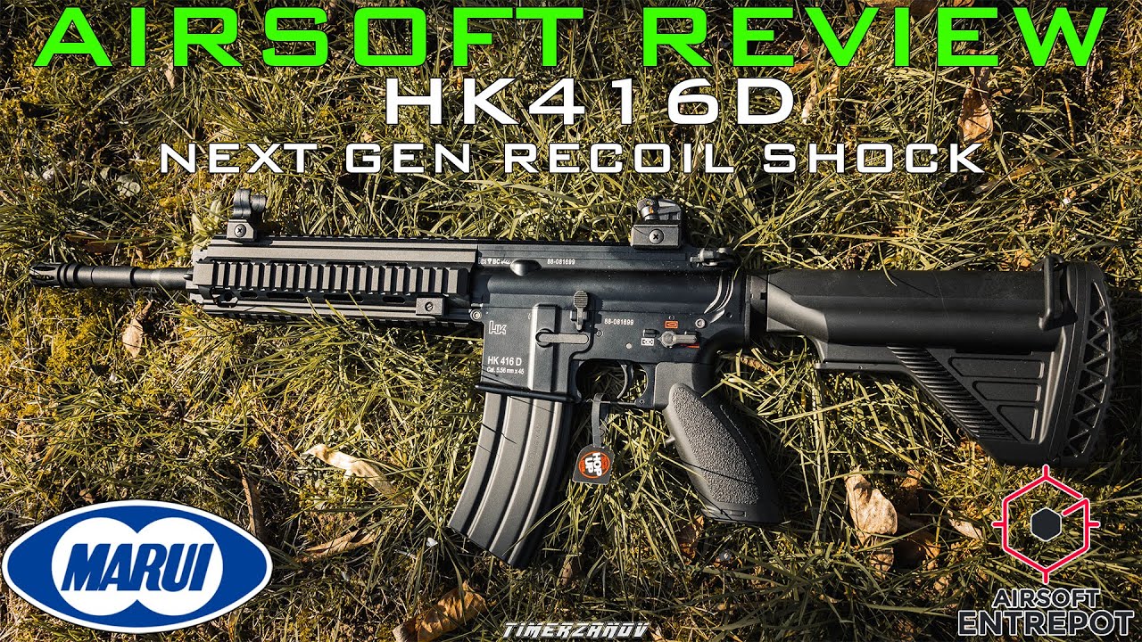Airsoft Review #227 Tokyo Marui HK416D Next Gen Recoil Shock EBBR (Airsoft Entrepot) [FR]