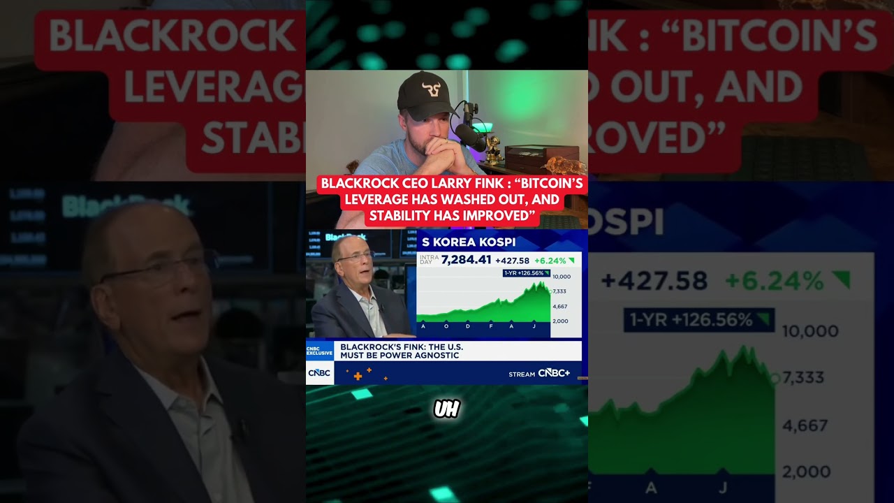 RIPPLE XRP: LARRY FINK JUST SAID LIVE ON CNBC THAT BTC BOTTOM IS IN AND IT'S ABOUT TO GO...