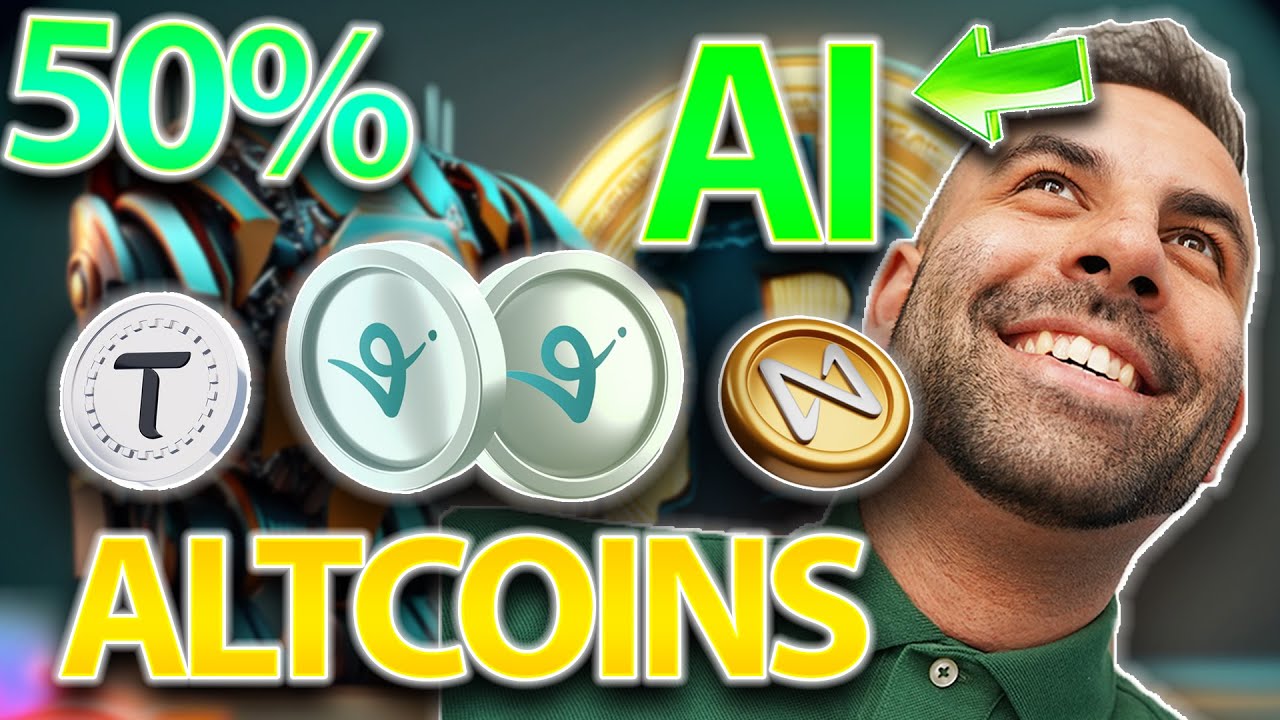 5 AI ALTCOINS PUMPING UP 50% TODAY! VIRTUAL, TAO, TURBO, BAT! BASIC ATTENTION TOKEN 1 YEAR BREAKOUT!