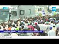 CM Jagan Bus Yatra at Srikakulam Bypass | Memantha Siddham |@SakshiTV  - 05:09 min - News - Video