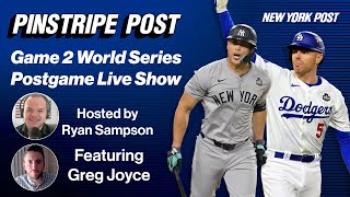 Yankees vs. Dodgers World Series Game 2 | Pinstripe Post Postgame Live Show