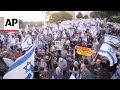 Thousands protest in Jerusalem to call for immediate elections and release of hostages in Gaza