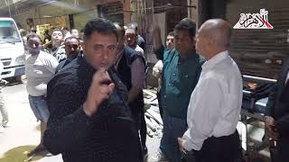   محافظ القاهرة يتابع انتشال الضحايا من أسفل عقاري حدائق القبة المنهارين