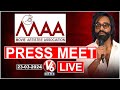 Maa Historic Event Announcement LIVE | Movie Artist Association | Manchu Vishnu | V6 News